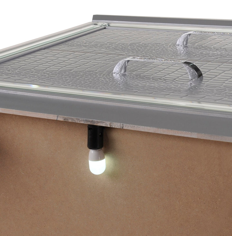 Lillian Silver LED Upholestered Bedroom Set - Gate FurnitureBedroom Set