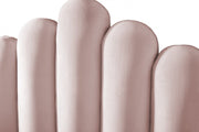 Lily Velvet Full Bed Pink - LilyPink-F
