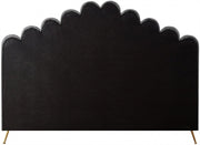 Lily Velvet King Bed Grey - Gate FurnitureKing Bed