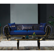 Lima Blue Living Room Set - Gate FurnitureLiving Room Set