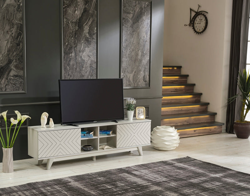 Lina Tv Stand Grey - 721-LIN-TV-GREY