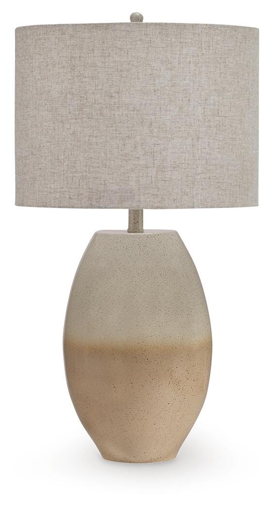 Linas Cream/Beige Table Lamp - L207594