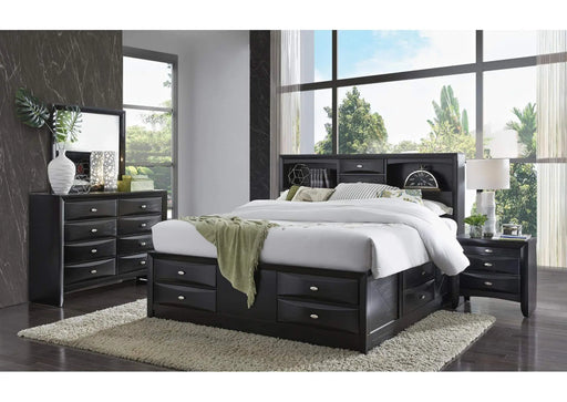 Linda Black King Bed Group - LINDA-BL-KBG (M)