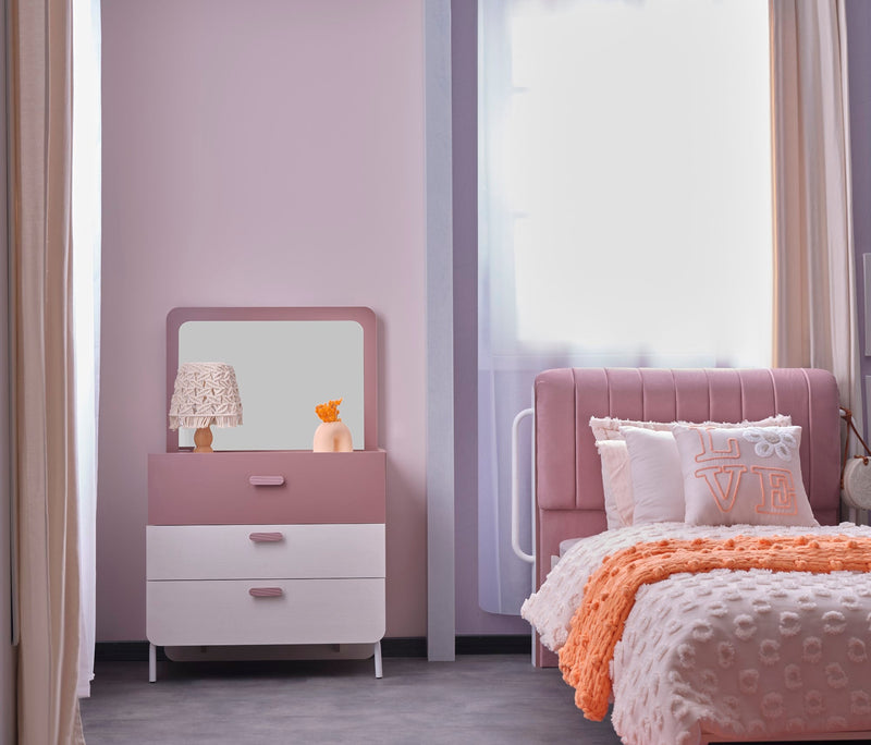 Linda Chiffonier With Mirror - 145-LIN-CHIWM