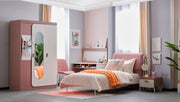 Linda Kids Room Set (Twin Bed &  Study Desk &  Nightstand) - 145-LIN-SET