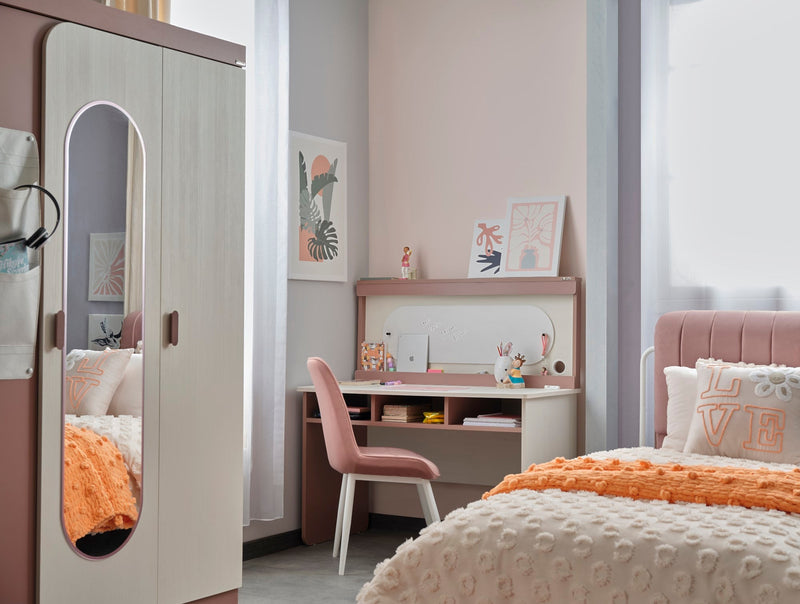 Linda Kids Room Set (Twin Bed &  Study Desk &  Nightstand) - 145-LIN-SET