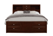 Linda Merlot Full Bed Group - LINDA-M-FBG