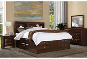 Linda Merlot King Bed Group - LINDA-M-KBG (M)