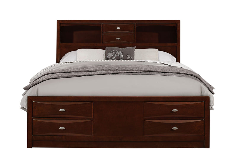 Linda Merlot King Bed Group - LINDA-M-KBG (M)