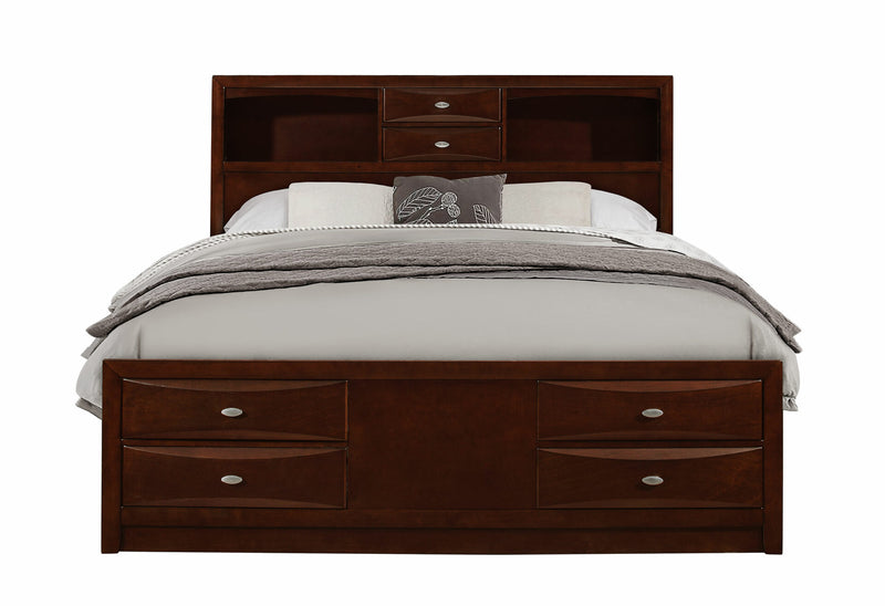 Linda Merlot King Bed - LINDA-M-KB (M)