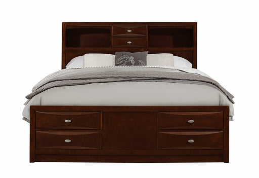 Linda Merlot King Bed - LINDA-M-KB (M)