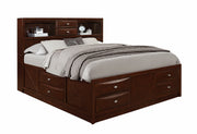 Linda Merlot Queen Bed - LINDA-M-QB (M)