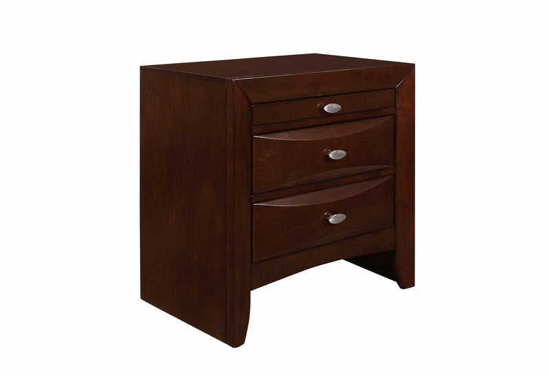 Linda New Merlot Nightstand - LINDA(FD0011B)-M-NS (M)