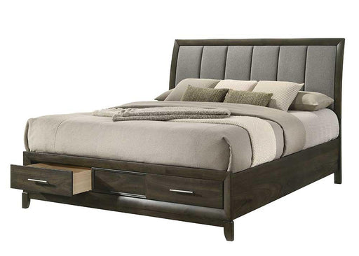Linden - Gray Storage King Bed - B324-K-Bed