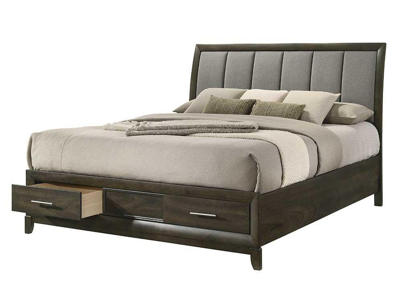 Linden - Gray Storage Queen Bed - B324-Q-Bed