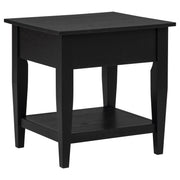 Lindenton 1-drawer Wood Occasional Side End Table Black - 722727