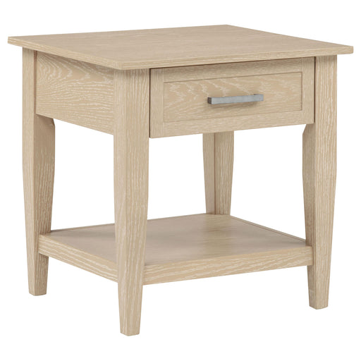 Lindenton 1-drawer Wood Occasional Side End Table Blonde - 722757