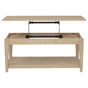 Lindenton 3-piece Wood Lift-Top Coffee and End Table Set Blonde - 722758-S3