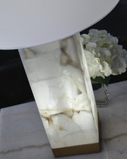 Linderfield White/Gold Finish Table Lamp - L429094