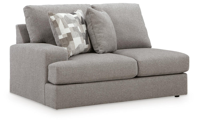 Lindon Smoke Left-Arm Facing Loveseat - 8470455