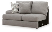 Lindon Smoke Left-Arm Facing Loveseat - 8470455