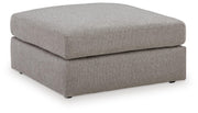 Lindon Smoke Oversized Accent Ottoman - 8470408