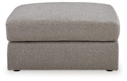 Lindon Smoke Oversized Accent Ottoman - 8470408