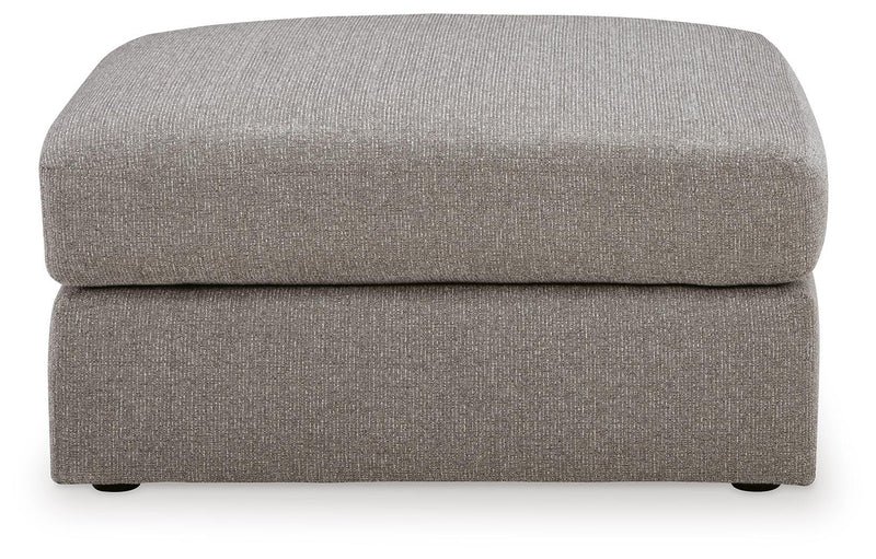 Lindon Smoke Oversized Accent Ottoman - 8470408