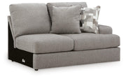 Lindon Smoke Right-Arm Facing Loveseat - 8470456