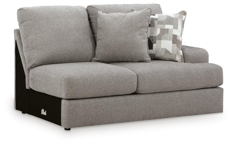 Lindon Smoke Right-Arm Facing Loveseat - 8470456