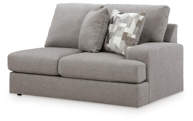 Lindon Smoke Right-Arm Facing Loveseat - 8470456