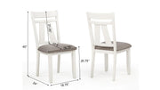 Lindsey 5PC (Round Table & 4 Chairs) - D215-5PC