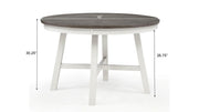 Lindsey 5PC (Round Table & 4 Chairs) - D215-5PC