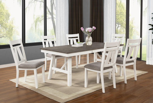 Lindsey 6PC (Rectangle Table & 4 Chairs & Bench) - D215-6PC