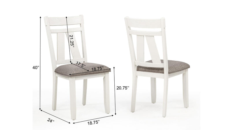 Lindsey 6PC (Rectangle Table & 4 Chairs & Bench) - D215-6PC