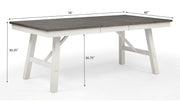 Lindsey 6PC (Rectangle Table & 4 Chairs & Bench) - D215-6PC