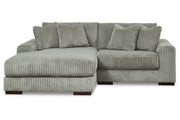 Lindyn Fog 2 - Piece LAF Sofa Chaise - Gate FurnitureSectional