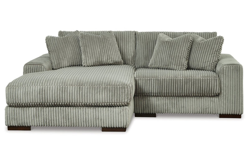 Lindyn Fog 2 - Piece LAF Sofa Chaise - Gate FurnitureSectional