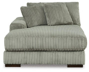 Lindyn Fog 3-Piece Sectional with Double Chaise - 21105S18