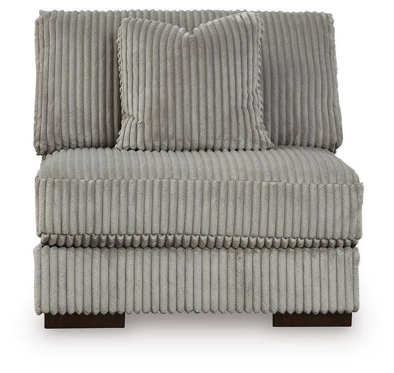 Lindyn Fog 3-Piece Sectional with Double Chaise - 21105S18