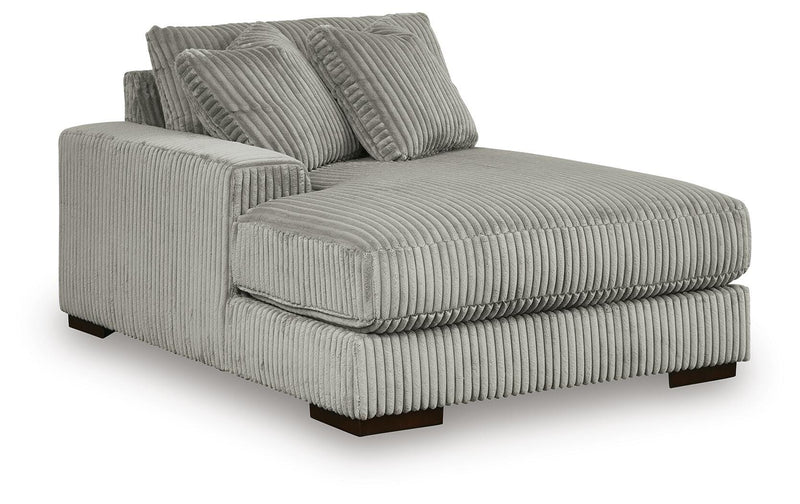 Lindyn Fog 3-Piece Sectional with Double Chaise - 21105S18