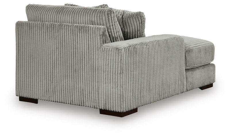 Lindyn Fog 3-Piece Sectional with Double Chaise - 21105S18