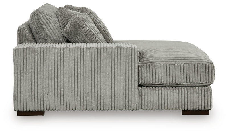 Lindyn Fog 3-Piece Sectional with Double Chaise - 21105S18