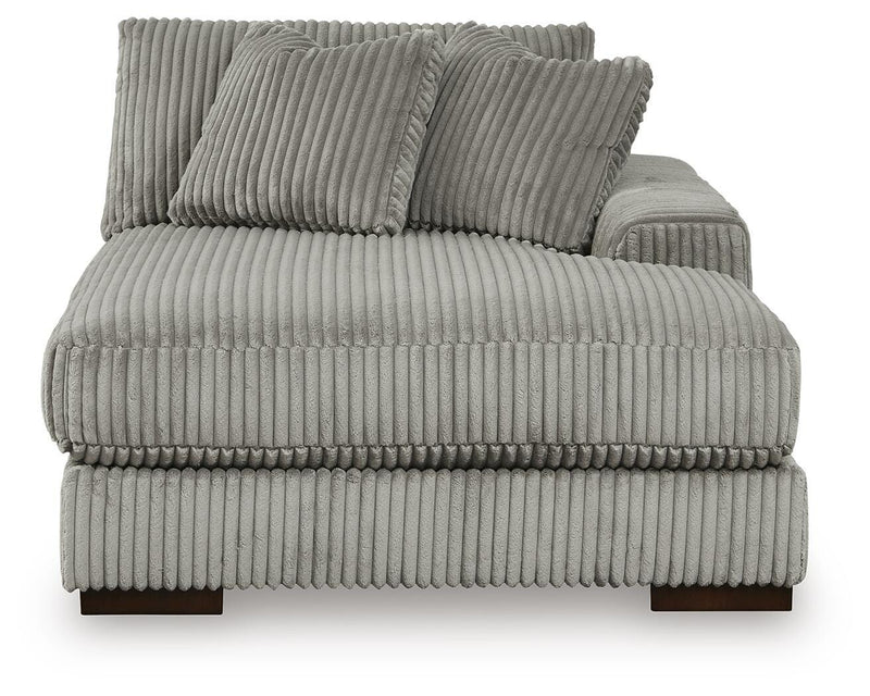 Lindyn Fog 3-Piece Sectional with Double Chaise - 21105S18