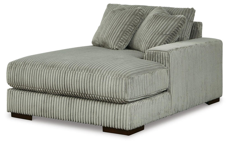 Lindyn Fog 3-Piece Sectional with Double Chaise - 21105S18