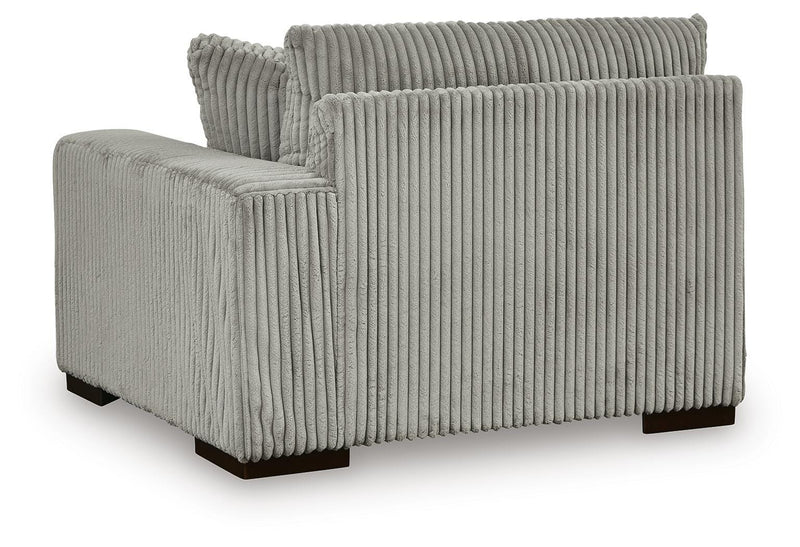 Lindyn Fog 4-Piece Sectional and Ottoman - 21105U7