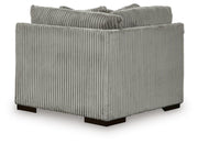 Lindyn Fog 4-Piece Sectional and Ottoman - 21105U7