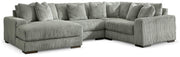 Lindyn Fog 4-Piece Sectional with Chaise - 21105S17