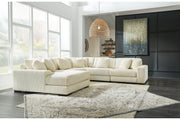Lindyn Ivory 5 - Piece LAF Sectional - Gate FurnitureSectional
