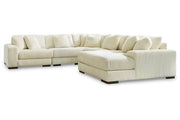 Lindyn Ivory 5 - Piece RAF Sectional - Gate FurnitureSectional